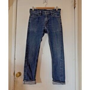 Levi's 504 Commuter Denim Blue Jeans 3M Reflective Motorcycle Riding | 32W x 32L